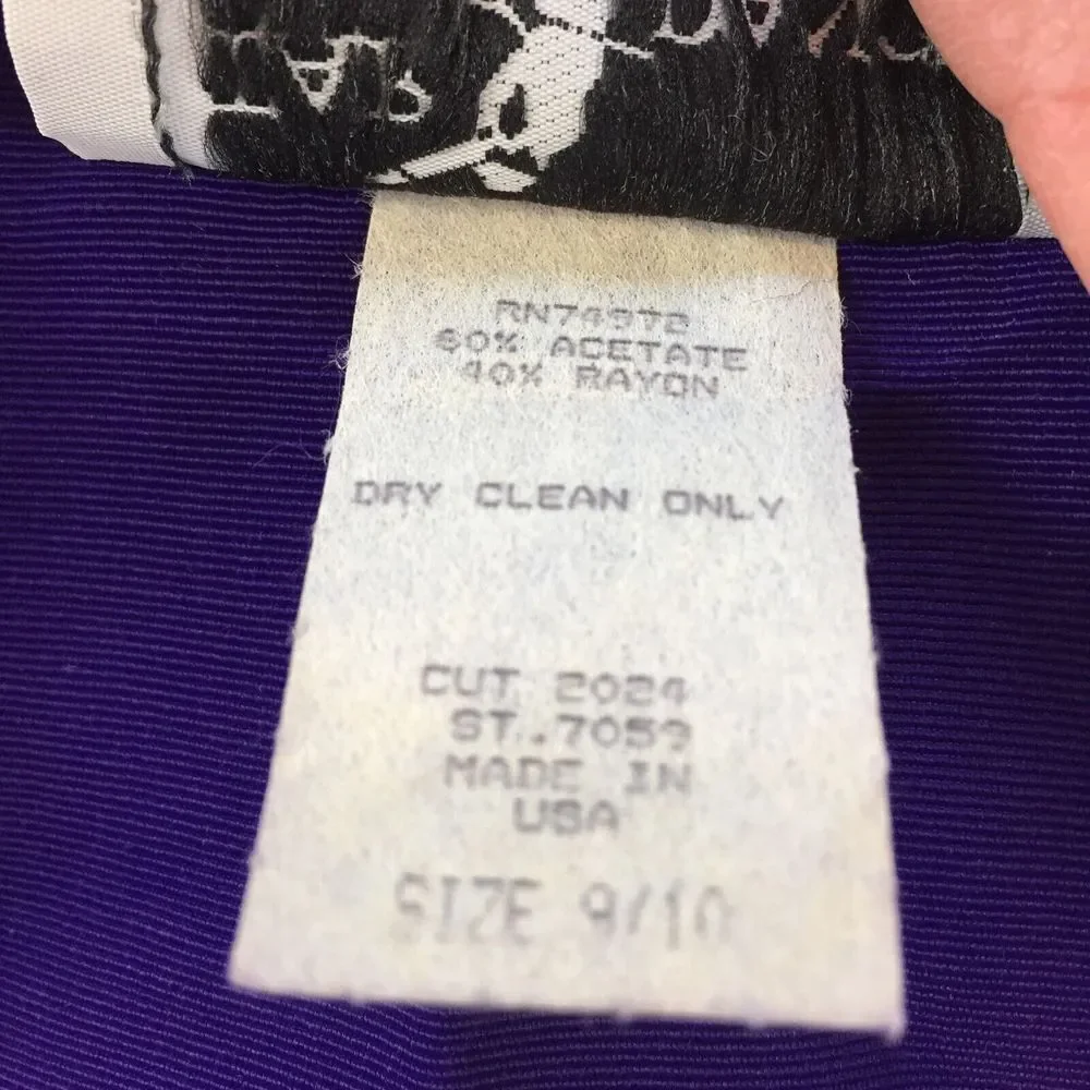 Tap‎ Dance Greco Top And Pants Set Purple Women's Size 9/10 Jazz Theater Vtg